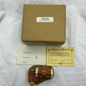 David Winter Schoolhouse Cottage‎ Sculpture Figurine Collectible Decor